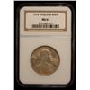 Image 2 : THAILAND: Rama VI, 1910-1925, AR baht, BE2459 (1916), NGC MS63