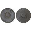 Image 1 : YEMEN: Shihr & Mukalla: Awadh b. 'Umar, Hakim, 1881-1902, AE penny, AH1307, Fine on worn host