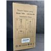 Image 12 : Touch Bedside Table Lamp; Dimmable w/ USB C+A Charging Base; LED Bulb Included (Navy Blue) New
