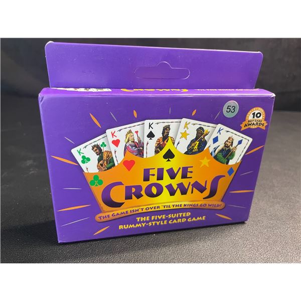 Five Crowns Rummy-Style Card Game - Fun Family Award-Winning Game! New