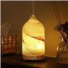 Image 2 : Glass Ultrasonic Aromatherapy Diffuser (120ml) 7-Color Changing LED Lights & Wood Base - New!