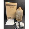 Image 7 : Glass Ultrasonic Aromatherapy Diffuser (120ml) 7-Color Changing LED Lights & Wood Base - New!