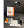 Image 7 : Enuotek Flexible LED Wall-Mount Reading Light/Bedside Light w/ USB Charging Base; Touch Control; New