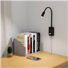Image 2 : Enuotek Flexible LED Wall-Mount Reading Light/Bedside Light w/ USB Charging Base; Touch Control; New