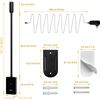 Image 6 : Enuotek Flexible LED Wall-Mount Reading Light/Bedside Light w/ USB Charging Base; Touch Control; New