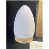 Image 10 : Red Light Therapy Lamp for Sleep/Stylish Modern Egg Lamp With Wood Base Design & Remote - New!