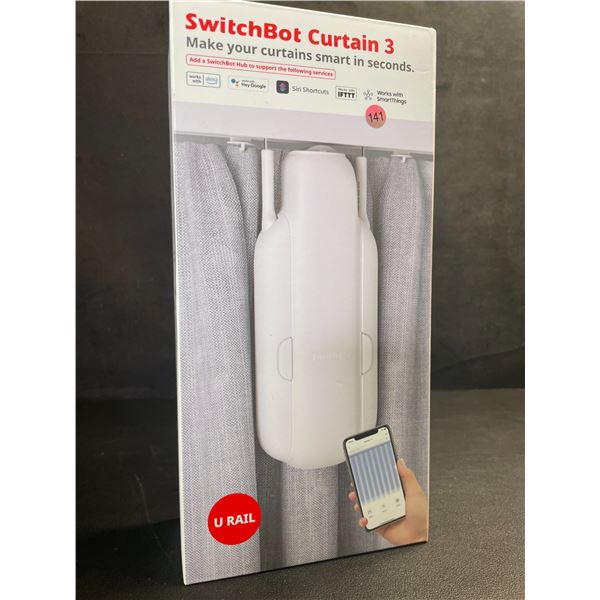 Switchbot Curtain 3 Smart Automatic Curtain Opener - Blutooth Remote Control w/ App/Timer - NEW