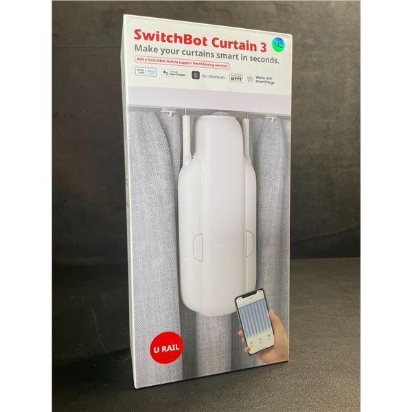 Switchbot Curtain 3 Smart Automatic Curtain Opener - Blutooth Remote Control w/ App/Timer - NEW