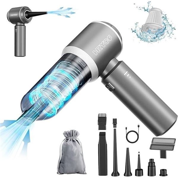 HRYCF 4-in-1 Professional Car Vacuum Cleaner; Powerful Suction/Brushless Motor - NEW SEALED!
