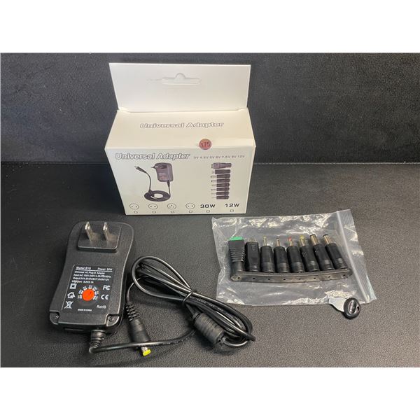 30W Universal Power Adapter/Laptop Charger Set - Various Size Adapters Included - Brand New