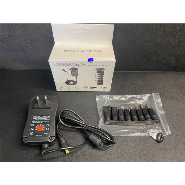 30W Universal Power Adapter/Laptop Charger Set - Various Size Adapters Included - Brand New