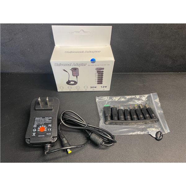 30W Universal Power Adapter/Laptop Charger Set - Various Size Adapters Included - Brand New