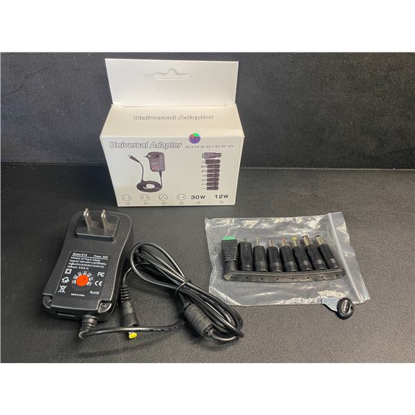 30W Universal Power Adapter/Laptop Charger Set - Various Size Adapters Included - Brand New