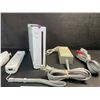 Image 2 : Nintendo Wii Console with Cords/Controller (Used) Tested - Powers On/Works/Reads Discs!