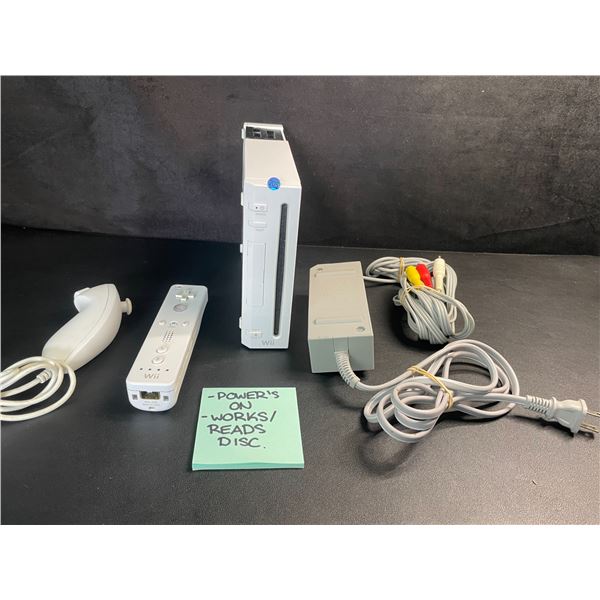 Nintendo Wii Console with Cords/Controller (Used) Tested - Powers On/Works/Reads Discs!