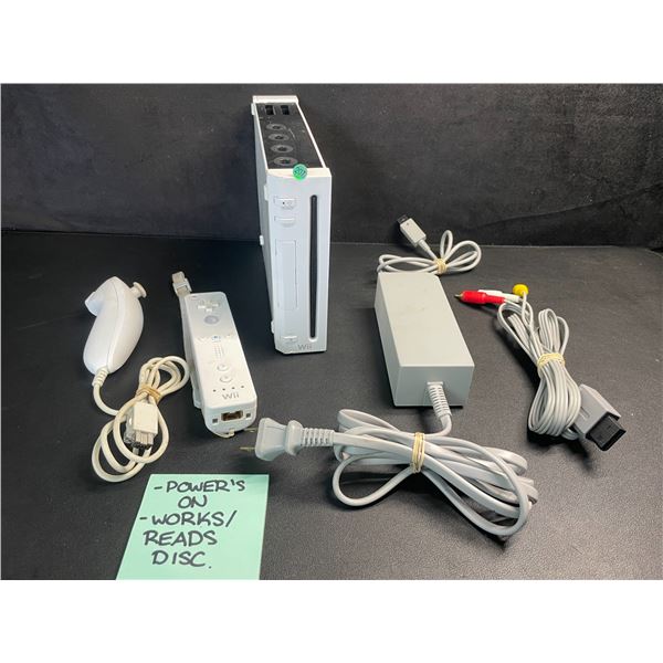 Nintendo Wii Console with Cords/Controller (Used) Tested - Powers On/Works/Reads Discs!
