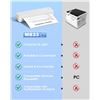 Image 5 : Phomemo A4 Inkless Portable Wireless Printer for Travel; Thermal Bluetooth Printer w/ App - New!