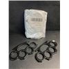Image 1 : 2-Pack Black Self-Defence Rings - New