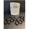 Image 1 : 2-Pack Black Self-Defence Rings - New