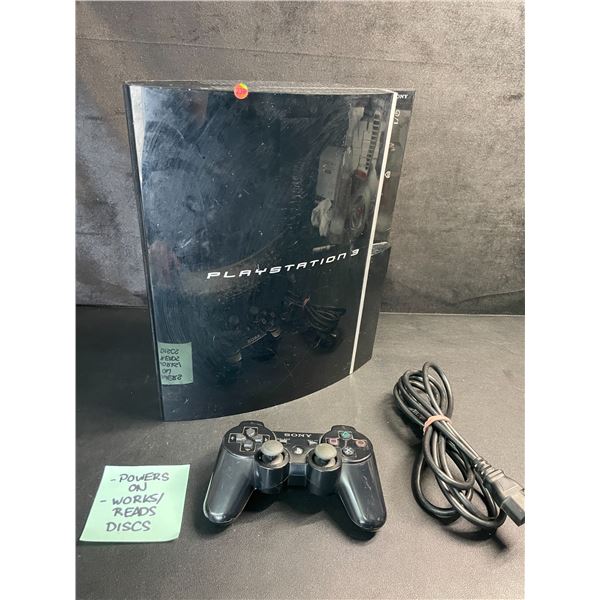 Playstation 3 Original Console with Cord/Controller (Used) Tested - Powers On/Works/Reads Discs!