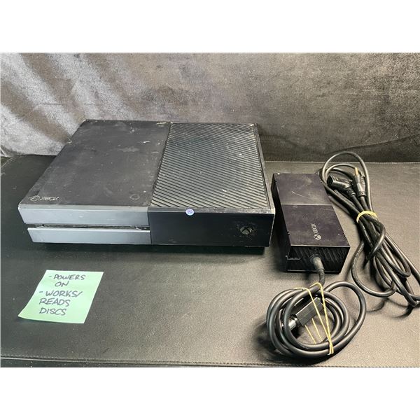 Xbox One Console with Power Cord (Used) Tested - Powers On/Works/Reads Discs!