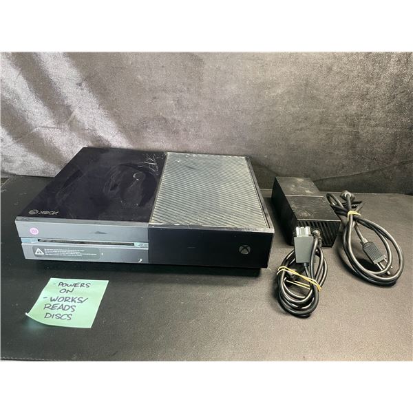 Xbox One Console with Power Cord (Used) Tested - Powers On/Works/Reads Discs!