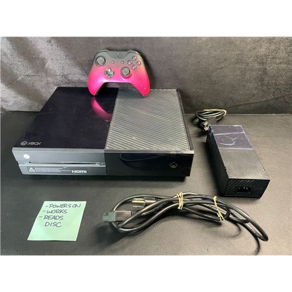 Xbox One Console with Controller & Power Cord (Used) Tested - Powers On/Works/Reads Discs!