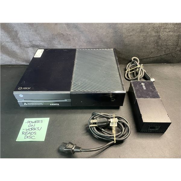 Xbox One Console with Power Cord (Used) Tested - Powers On/Works/Reads Discs!