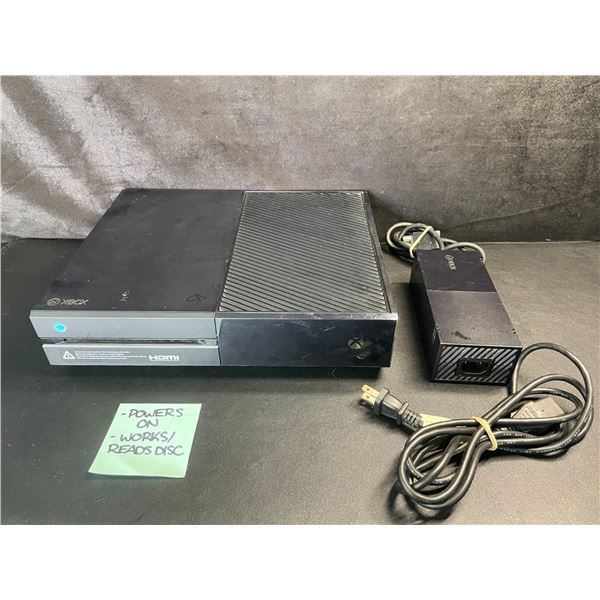 Xbox One Console with Power Cord (Used) Tested - Powers On/Works/Reads Discs!