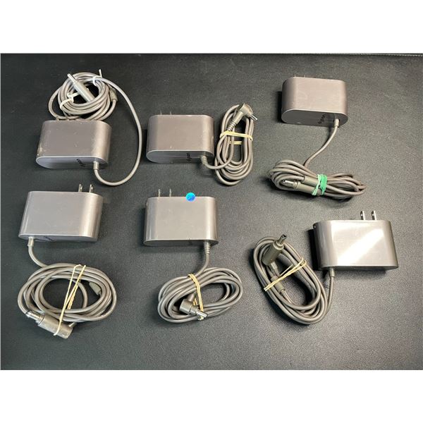 Lot of 6 Assorted Authentic Dyson Vacuum Chargers - Assorted Models - Used