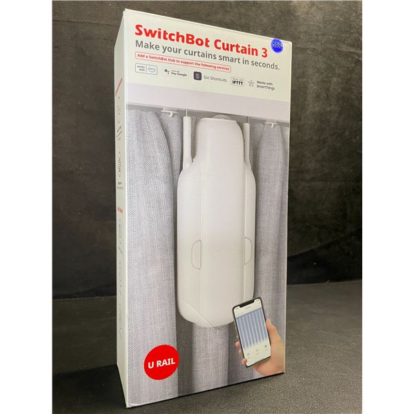 Switchbot Curtain 3 Smart Automatic Curtain Opener - Blutooth Remote Control w/ App/Timer - NEW