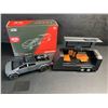 Image 14 : 1:32 Scale Metal Cybertruck Model Toy with Towable Trailer, Removable Quad & Tonneau Cover - New!