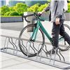 Image 1 : 70" Large 5-Compartment Bicycle Floor Rack/Bike Storage Stand - Holds 5 Bikes - New!