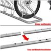 Image 7 : 70" Large 5-Compartment Bicycle Floor Rack/Bike Storage Stand - Holds 5 Bikes - New!