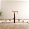 Image 8 : 70" Large 5-Compartment Bicycle Floor Rack/Bike Storage Stand - Holds 5 Bikes - New!