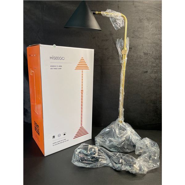 26" Tall LED Modern Metal Desk Lamp/Table Lamp with Dimmer; 3000k; Adjustable/Swivel Lighting - NEW