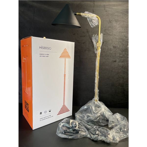 26" Tall LED Modern Metal Desk Lamp/Table Lamp with Dimmer; 3000k; Adjustable/Swivel Lighting - NEW