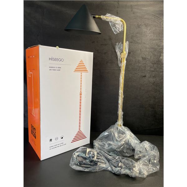 26" Tall LED Modern Metal Desk Lamp/Table Lamp with Dimmer; 3000k; Adjustable/Swivel Lighting - NEW
