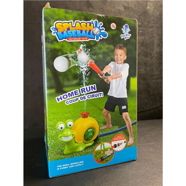 Splash Baseball Toy/Outdoor 4-in-1 Water Sprinkler Toy for Kids - New