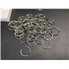 Image 2 : 6 Boxes of Key Rings/Split Metal Keychain Rings (50pcs Per Box) 1" Size - New