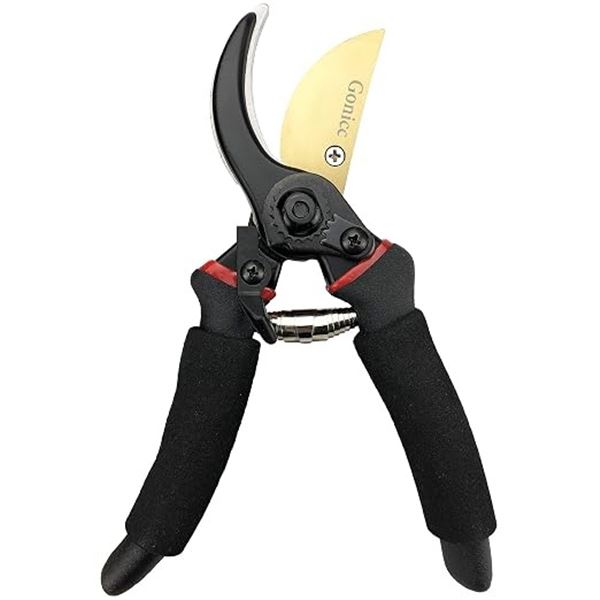 8" Professional Pruning Pro Titanium Pruning Shears - Ergonomic Garden Clippers/Pruners - New