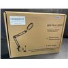 Image 5 : LED Lighted Magnifyer Lamp; 12X Magnifying Glass LED Light with Clamp Design/Heavy Base - New!