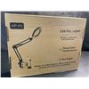 Image 6 : LED Lighted Magnifyer Lamp; 12X Magnifying Glass LED Light with Clamp Design/Heavy Base - New!
