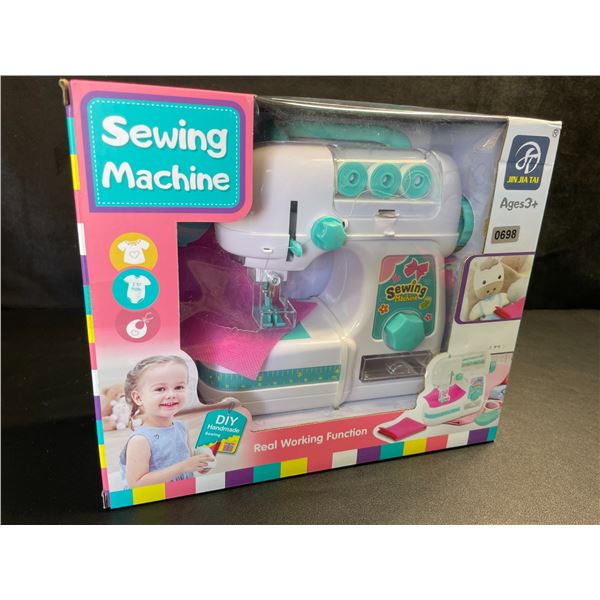 Kids Mini Sewing Machine - Real Working Function with Light & Foot Pedal - New!