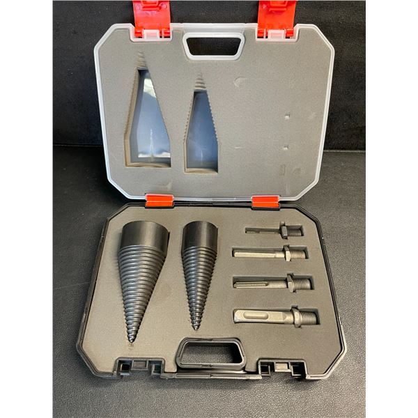 Heavy Duty Wood Splitter Drill Bit Tool Set - Brand New!
