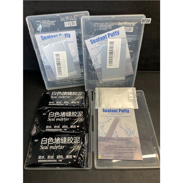 3 Sets (3pcs Each) Sealant/Repair Putty Kits for Walls or Drain Pipes - New
