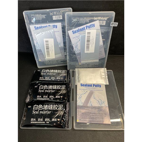 3 Sets (3pcs Each) Sealant/Repair Putty Kits for Walls or Drain Pipes - New