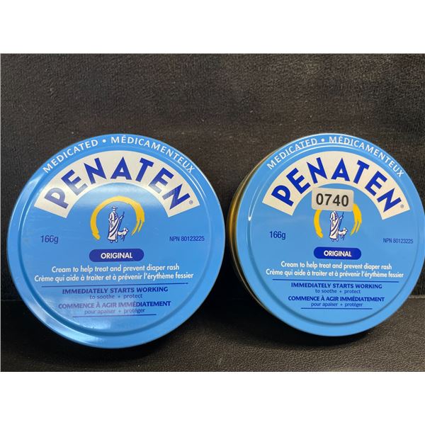 2-Pack of Penaten Original Medicated Diaper Rash Creams (166g) Soothes & Protects Skin - New