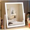 Image 1 : 12-Inch LED Makeup Mirror/Vanity Mirror with Lights; 3 Color Modes & Adjustable Brightness - New