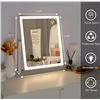 Image 2 : 12-Inch LED Makeup Mirror/Vanity Mirror with Lights; 3 Color Modes & Adjustable Brightness - New